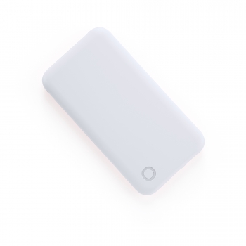 Robbie Powerbank zweifarbig mit 10000 mAh. LED-Ladeanzeige. DC5V/2,1A Output